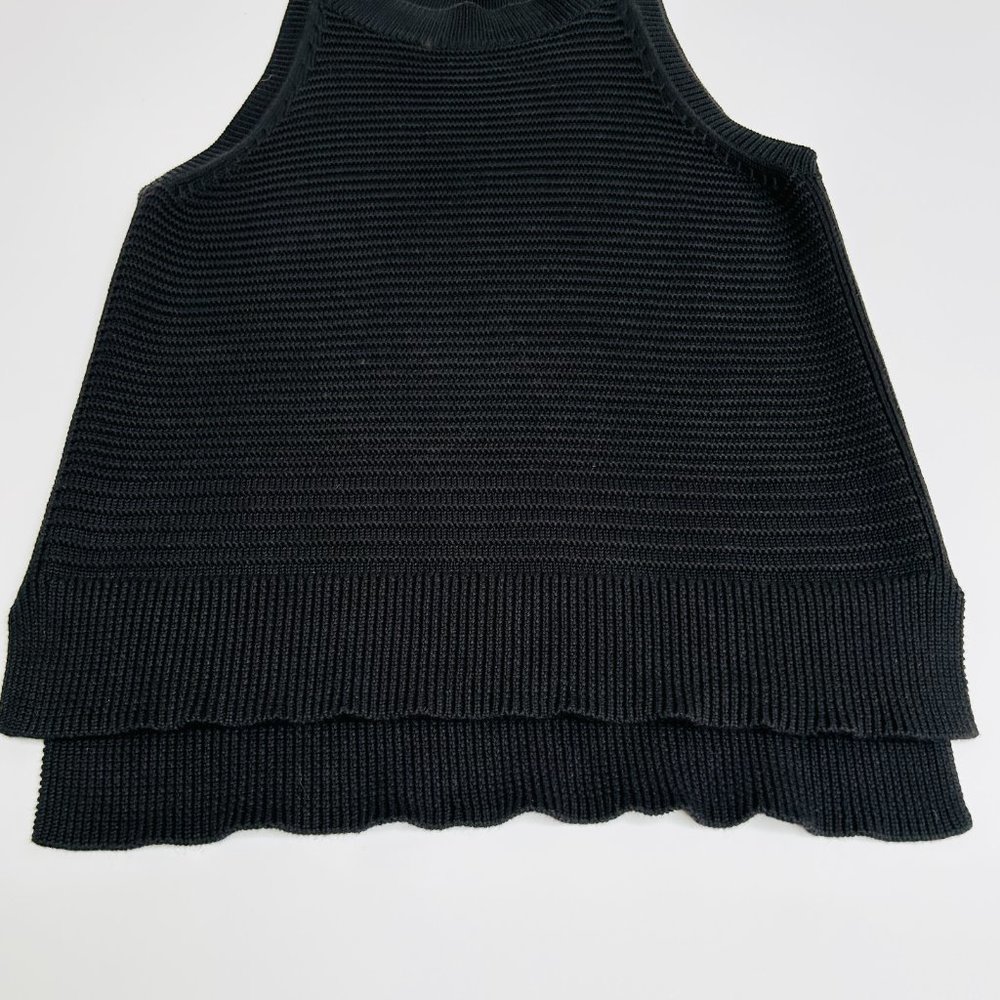 Margaret O'Leary Black Elaine Knit Tank Sweater (size L) - Picture 5 of 11
